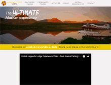Tablet Screenshot of kodiaklegendslodge.com